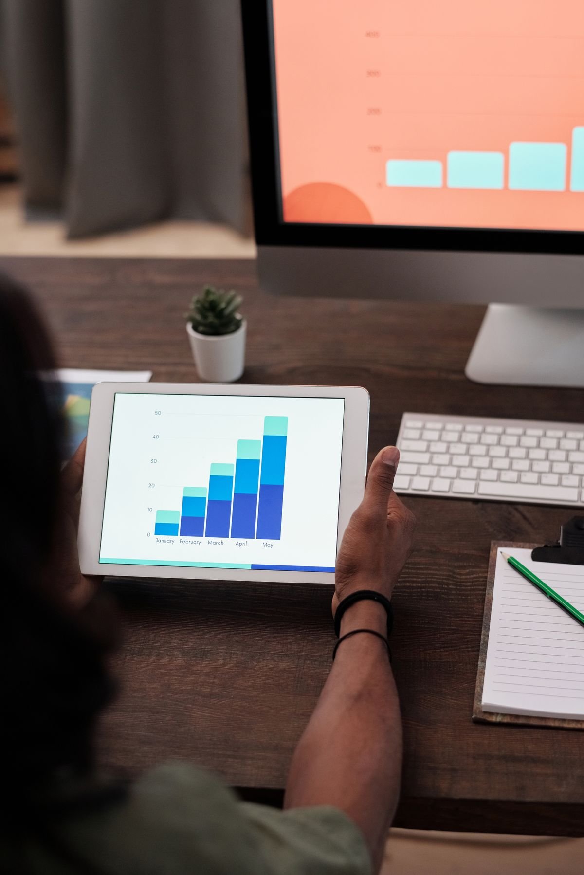 Analytics dashboard showing conversion rate data
