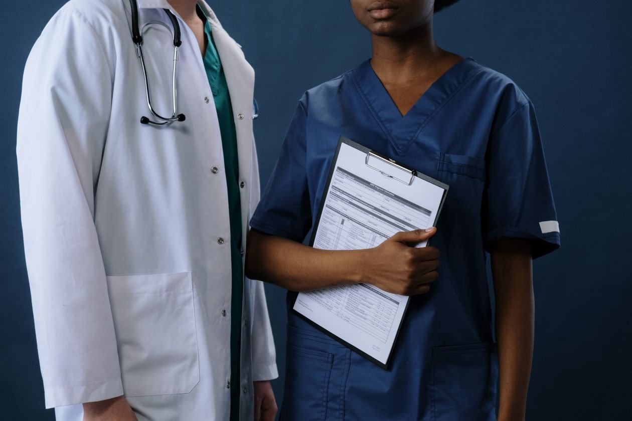 Medical team reviewing content for clinical accuracy